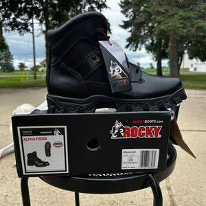 Rocky Men's Black Alpha Force Boots